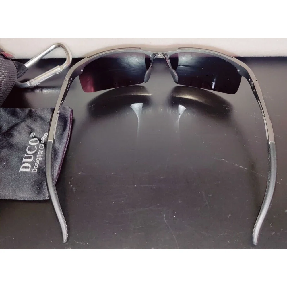 DUCO DC8177S SUNGLASSES 68-16-126 Sport Wrap Designed in Italy NEW